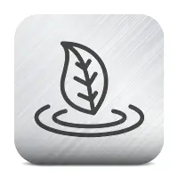 100% Natural icon representing pure coconut charcoal briquettes from Cocobriq