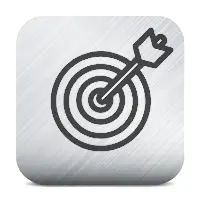 Precise cutting and weight icon representing pure coconut charcoal briquettes from Cocobriq